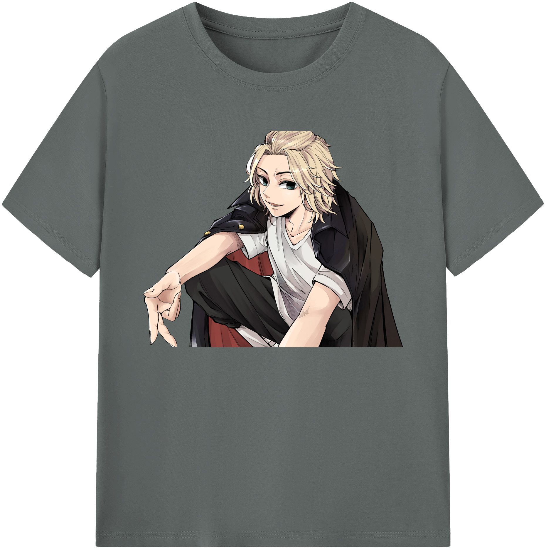 （画像用） 東京リベンジャーズ Tokyo Revengers 綿100％ メンズ半袖Tシャツ｜肌触りやわらか＆通気性